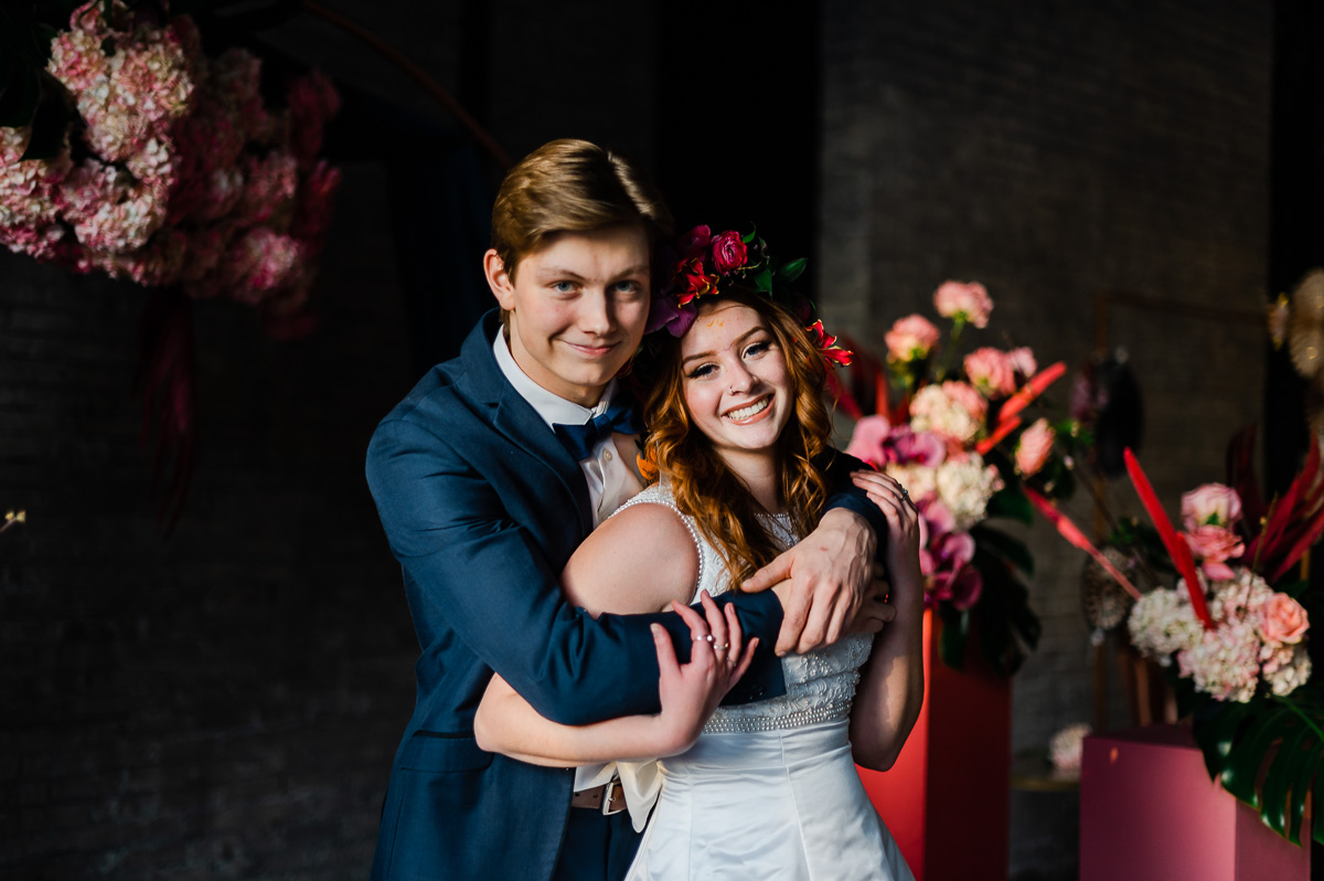 Wedding Couple at The Foundry Room with Sevy Parys as the wedding planner