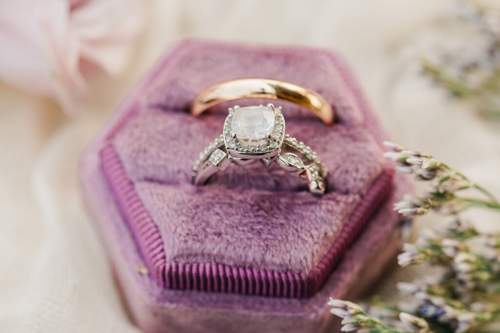 Unique Designed sapphire ring set